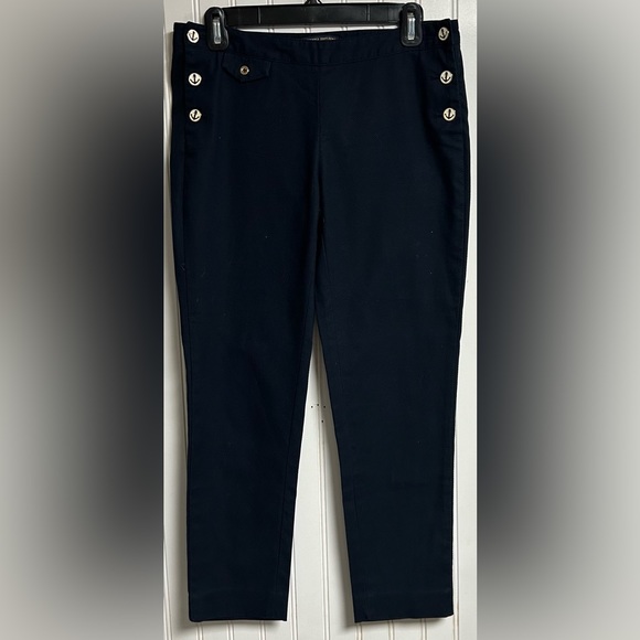 346 Brooks Brothers Womens Sz 2 Navy Sailor Natalie Fit Pants - Picture 1 of 6